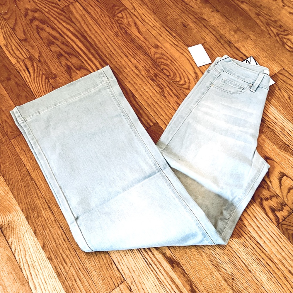 #50 Boho Wide Leg 5 Pocket Best Fitting Jeans - Picture 6 of 6